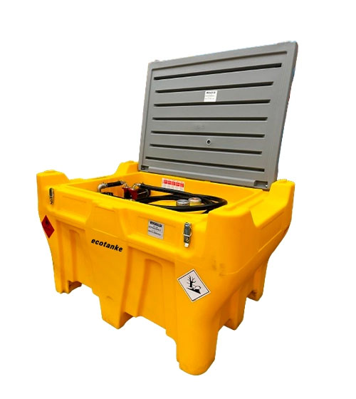 Tanque Ecotanke 330 Diésel conexio a red – Portátil, resistente y adaptable a pick-ups